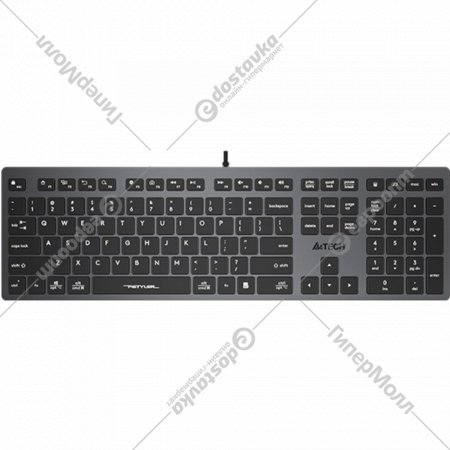 Клавиатура «A4Tech» Fstyler, FX50, черный/серый
