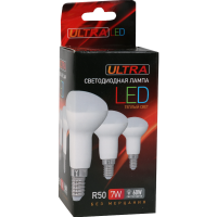 

Лампа ULTRA LED R50 7W E14 3000K, Китай
