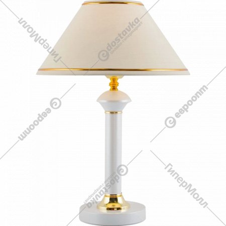 Прикроватная лампа «Евросвет» Lorenzo 60019/1, глянцевый белый