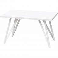 Обеденный стол «Millwood» Женева 2, ЛДСП белый/белый, 160х80х75 см