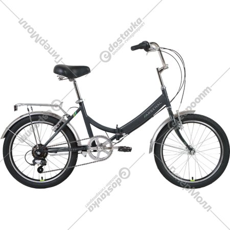 Велосипед «Forward» Arsenal 20 2.0 2022, RBK22FW20536, темно-серый/зеленый