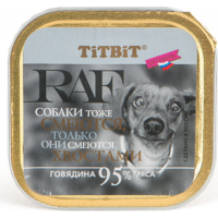 

Консервы для собак "RAF" (баранина) 100г