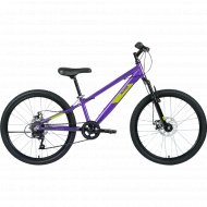 Велосипед «Forward» Altair 24 D 2022, RBK22AL24191, фиолетовый/зеленый