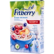Каша овсяная быстрого приготовления «Fitberry» Ассорти, 5х40 г
