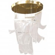 Подвесной светильник «Kinklight» Лиора, 08035-10A.33, золото/белый