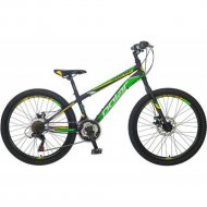 Велосипед «Polar Bike» Sonic Disk 24, B242S32180, черный/зеленый