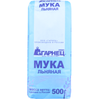 

Мука льняная "ГАРНЕЦ" 500 г
