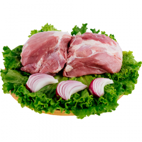Сви­ни­на для за­пе­ка­ния «Фер­мер­ска­я» круп­но­кус­ко­вая, бес­кост­ная, за­мо­ро­жен­ная, 1 кг