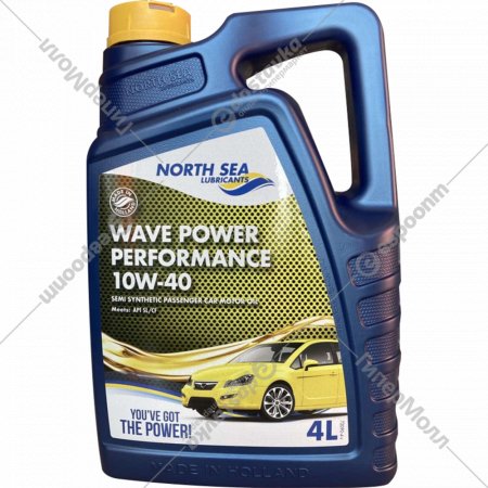 Масло моторное «NSL» Wave Power Performance 10W-40, 704757, 4 л