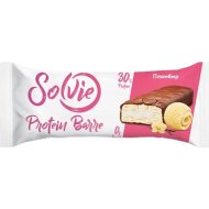 Протеиновый батончик Solvie со вкусом пломбира и начинкой, без сахара, 50 г