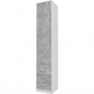 Шкаф «Интерлиния» Innova-V02, белый/бетон