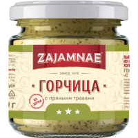 

Горчица "ZAJAMNAE"(с прян.трав.) 0.19 кг