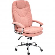 Кресло офисное «Tetchair» Softu Lux, флок розовый, 137