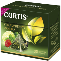 

Чай"CURTIS"(Strawber.Mojito,зел.,пак)34г