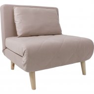 Кресло-кровать «Ижмарка» Элли 80, пыльная роза Велютто люкс 37/бук