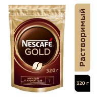 Кофе растворимый «Nescafe Gold», с добавлением молотого, 320 г