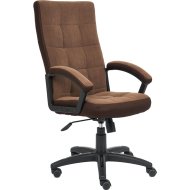 Кресло офисное «Tetchair» Trendy, флок/ткань, коричневый, 6/TW-24