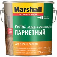 Лак паркетный «Marshall» Protex, 5255235, матовый, 2.5 л