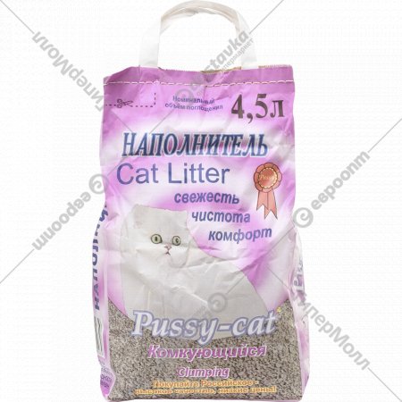 Наполнитель для туалета «Cat Litter» комкующийся, 4.5 л