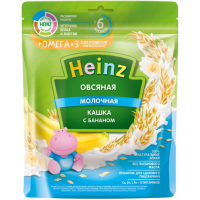 

Каша"HEINZ"(мол.овс.с банан и Омег3)200г