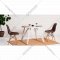 Обеденный стол «Millwood» Женева 2, ЛДСП белый/белый, 90х90х75 см