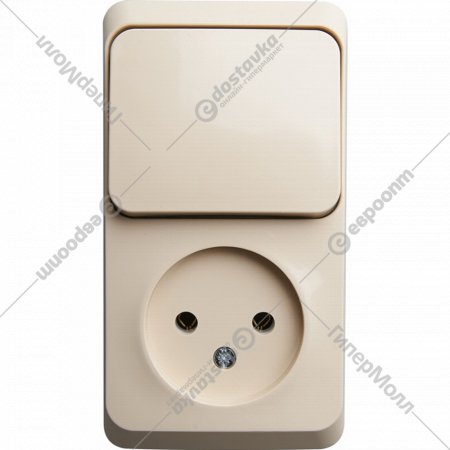Блок «Schneider Electric» Этюд, BPA16-204K, выключатель+розетка