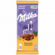 Шоколад молочный «Milka» цельный миндаль, 85 г