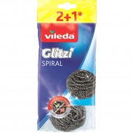 Губка из металлической спирали «Vileda» 2+1 шт.