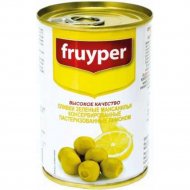 Оливки зеленые «Fruyper» с лимоном, 280 г