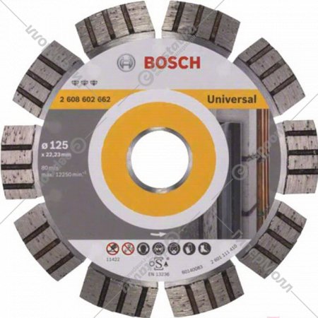 Отрезной алмазный диск «Bosch» 2.608.602.662