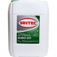 Антифриз «Sintec» G11, -40С, Euro, зеленый, 10 кг