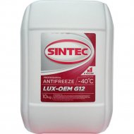 Антифриз «Sintec» G12, -40С, Lux, красный, 10 кг