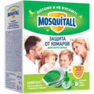 Электрофумигатор «Mosquitall» Защита для всей семьи от комаров, + жидкость 30 мл