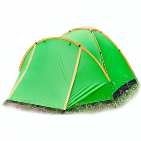 Ту­ри­сти­че­ская па­лат­ка «Sundays» Camp 4 ZC-TT042-4, зе­ле­ный/желтый
