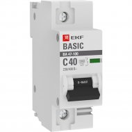 Автоматический выключатель «EKF» Basic, mcb47100-1-40C-bas