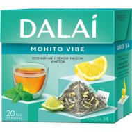 Чай зеленый «Dalai» мохито вайб, 20х1.7 г