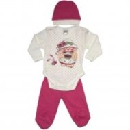 Комплект детской одежды «Cicix» 2083/7, малиновый, размер 80