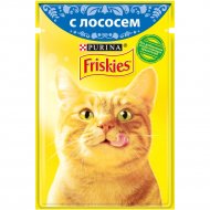 Корм для кошек «Friskies» с лососем в подливе, 85 г