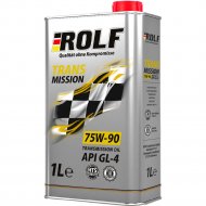 Масло трансмиссионное «Rolf» SAE, 75W-90, API GL-4, 322308, 1 л