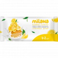 Влажные салфетки «Milana» антибактериальные, лимонный пирог, 72 шт