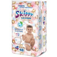 

Трусики-подгузники"SKIPPY(ultra,4)48шт