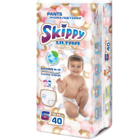 

Трусики-подгузники"SKIPPY(ultra,6)40шт