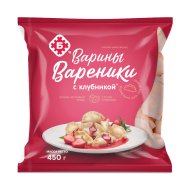 Вареники Варины с клубникой, замороженные, 450 г