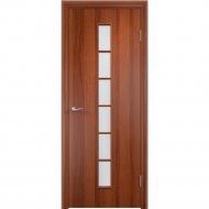 Дверь «ПортМан» Тип-С, С12 ДОЮ Итальянский орех/Матовое, 200х70 см