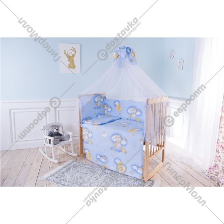 Одеяло детское «Баю-Бай» Blue bliss, ОД01В, голубой, 140х105 см