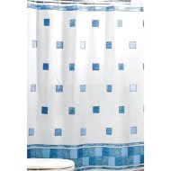 Шторка для ванны «Miranda» Postaki Blue, 180х200 см