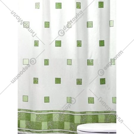 Шторка для ванны «Miranda» Postaki Green, 180х200 см