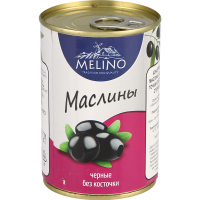 

Маслины черные "MELINO" (б/к) 280г