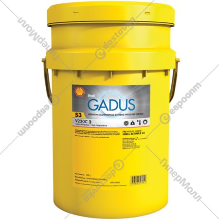 Смазка техническая «Shell» Gadus S3 V220 C 2, 550027995, 18 кг