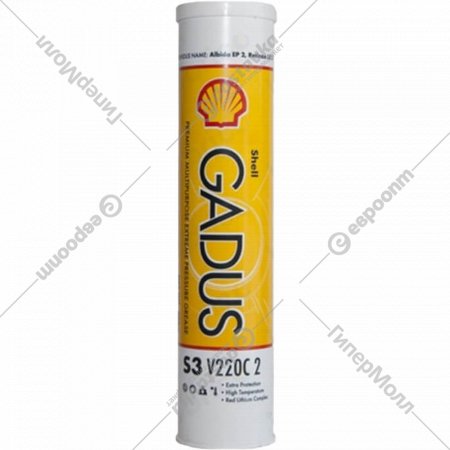 Смазка техническая «Shell» Gadus S3 V220 С 2, 550053532, 400 мл